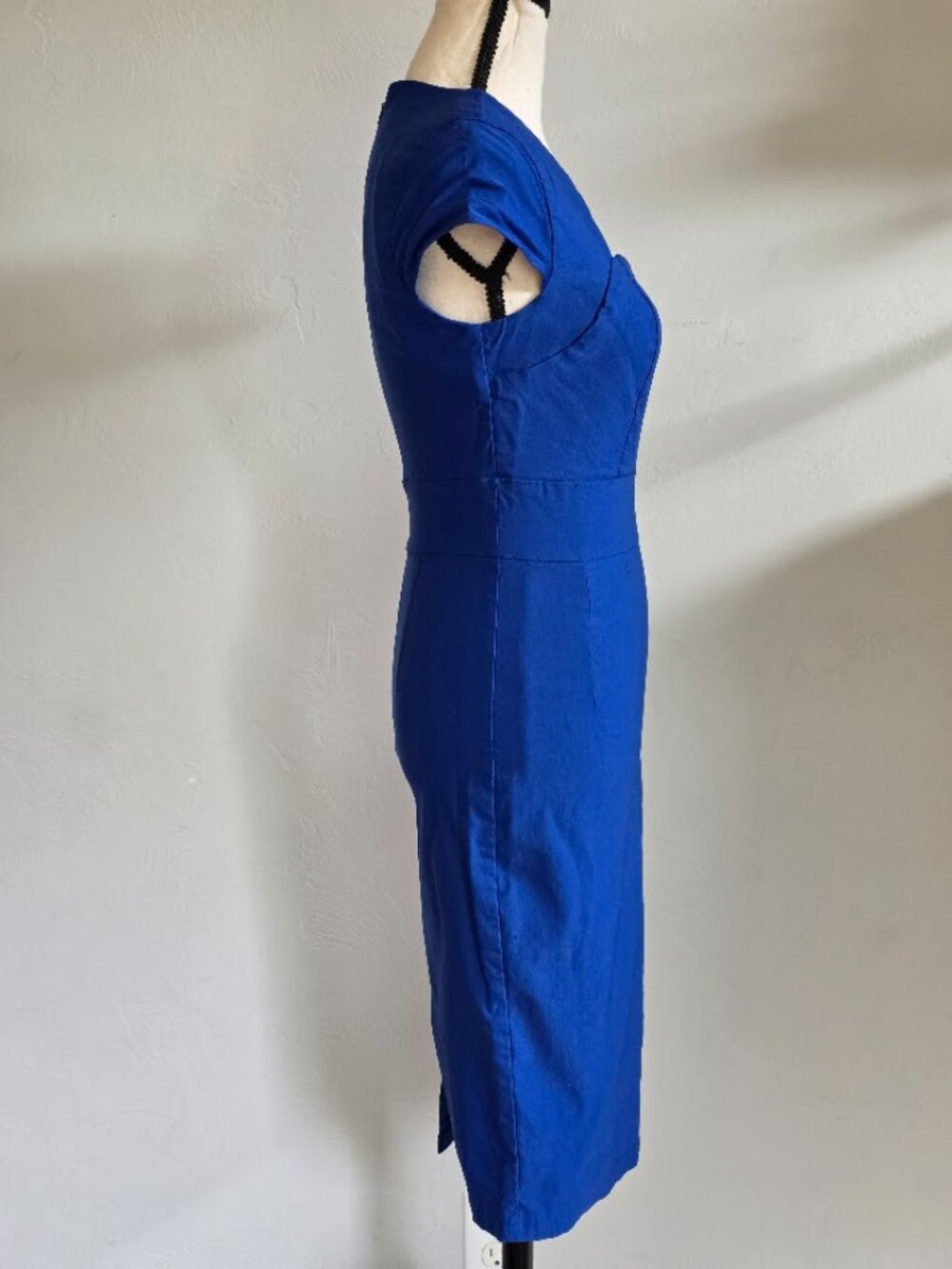Vintage Grace Karin Royal Blue Bodycon Pencil Dress - Size Small - Picture 3 of 12